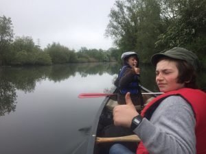 Micro adventure-river paddling